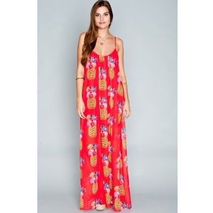 Show Me Your Mumu Pineapple Trapeze Maxi